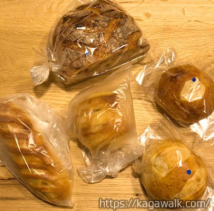BAKERY KUKKIA(クッキア)で購入したパン達