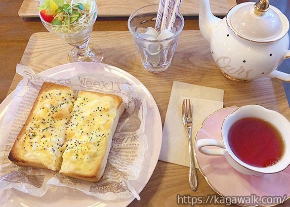 チーズ・エッグ・トーストモーニング 650円+税